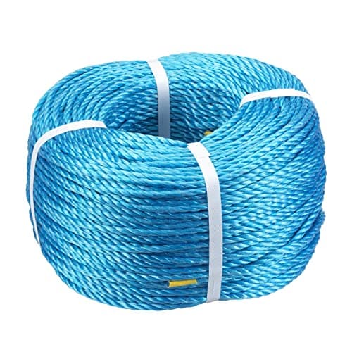 Image of Direct Manufacturing Blue Polyproplene Rope Coils (8mm - 220m)