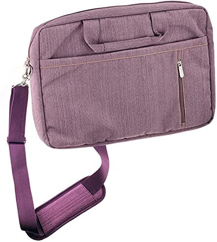 Image of Navitech Purple Sleek Water Resistant Laptop Bag - Compatible with Acer Predator Helios 300 PH315-53 15.6 inch Gaming Laptop