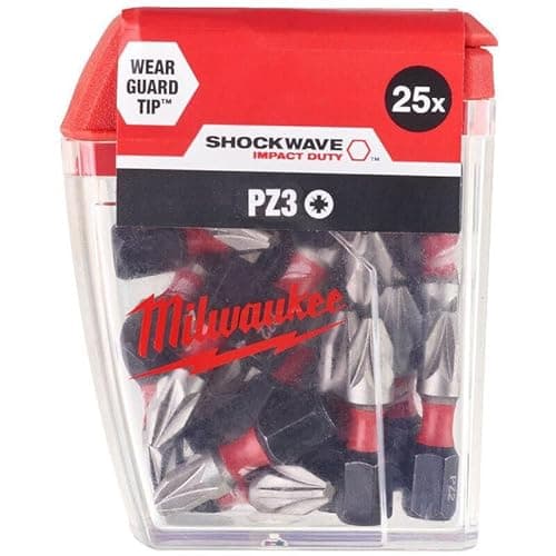 Image of Shockwave™ Impact Duty Bits PZ3 x 25mm (Pack 25)