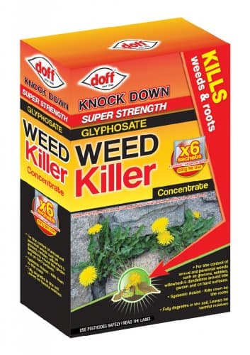 Image of Doff Knockdown Super Strength Glyphosate Weed Killer 6 Sachet