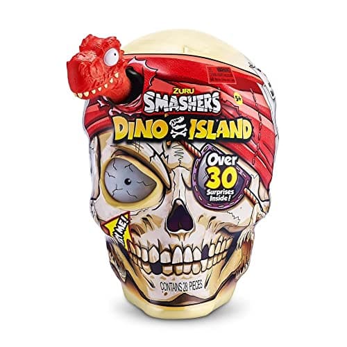 Image of Smashers Dino Island Surprise Egg, Giant Skull, Megalodon Shark, Dinosaur Collectible Toy, Explorer's Kit, Dinosaur Slime (Megalodon Shark)