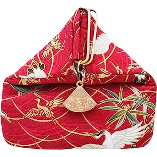Image of Tsffae Japanese Style Mini Wallet Japanese Coin Purse Bag Key Coin Holder Magnet Button Coin Bag