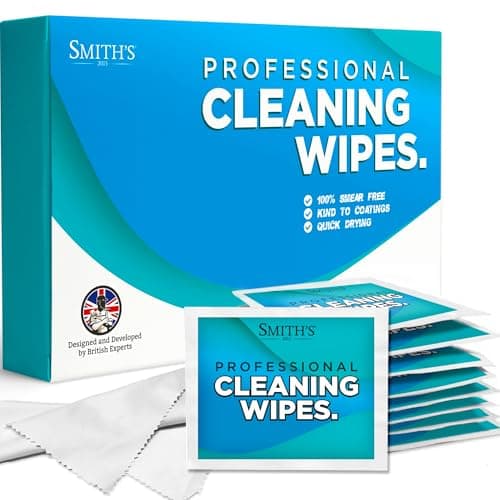 Image of Professional Screen Wipes by Smith’s® | 120 Pack | 14 x 14cm | Perfect Cleaning Wipes for 17” Monitors, Laptops, iPads, Mobile Phones, 17” LCD TVs, Tablets, PCs, Keyboards & More!