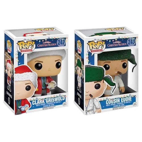 Image of Funko Pop! Movies: National Lampoon's Christmas Vacation Bundle (2-Pack) – Clark Griswold #242 and Cousin Eddie #243 Collectible Vinyl Figures
