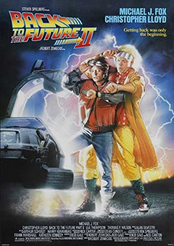 Image of Back To The Future Part 2 Michael J Fox Poster/Print/Picture Satin Photo Paper - A3-297mm x 420mm