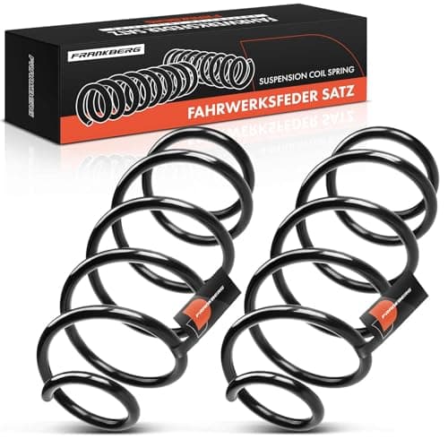 Image of Frankberg 2x Coil Spring Front axle Compatible with Convertible City-Coupe 450 2001-2004 Fortwo Convertible Coupe 450 2006-2007