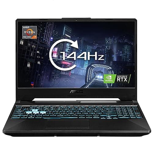 Image of ASUS Laptop TUF A15 FA506QM 15.6 144Hz Full HD Gaming Laptop (AMD Ryzen 7-5800H, NVIDIA GeForce RTX 3060, 16GB RAM, 1TB SSD, Windows 11)