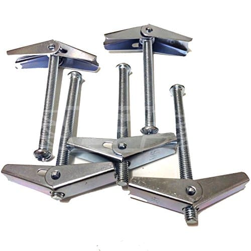 Image of M5 x 50mm Spring Toggle with Screw PLASTERBOARD Hollow Wall FIXINGS (8)