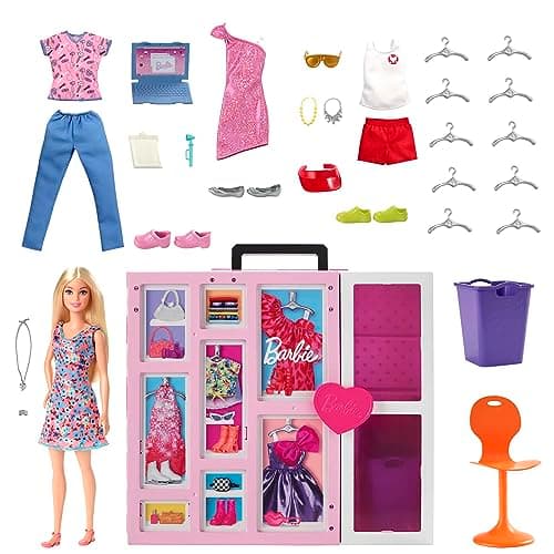 Image of Barbie Dream Closet Doll and Playset