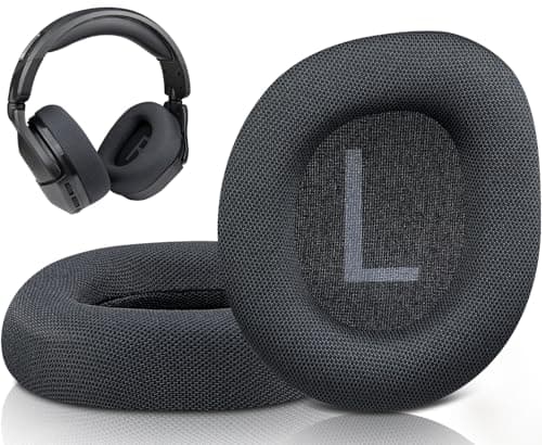Image of SOULWIT Mesh Fabric Earpads Replacement for Turtle Beach Stealth 600 Gen 2 USB/MAX, 600 Gen3 XB/PS/PC Wireless Headsets, Ear Pad Cushions with Noise Isolation Foam - Black