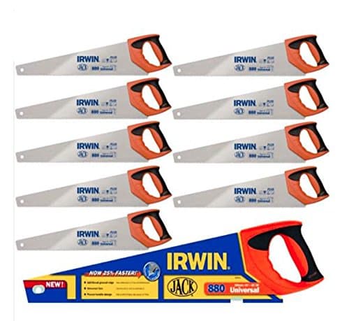 Image of 10 x Irwin Jack 880 8-TPI Universal Triple Ground 20"/500mm Hand Wood Timber Saw