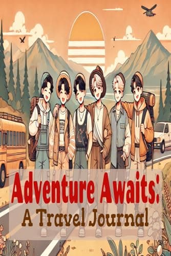 Image of Adventure Awaits: A Travel Journey: A travel journal made for men who seek adventure, growth, and reflection – a place to capture every moment of your journey.