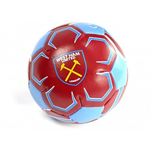 Image of West Ham FC Official 4 Inch Mini Soft Football (Mini) (Claret/Blue)