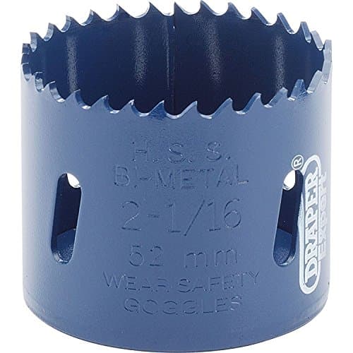 Image of Draper 34761 HSP Expert HSS Bi-Metal Hole Saw Blade, 52mm, Blue