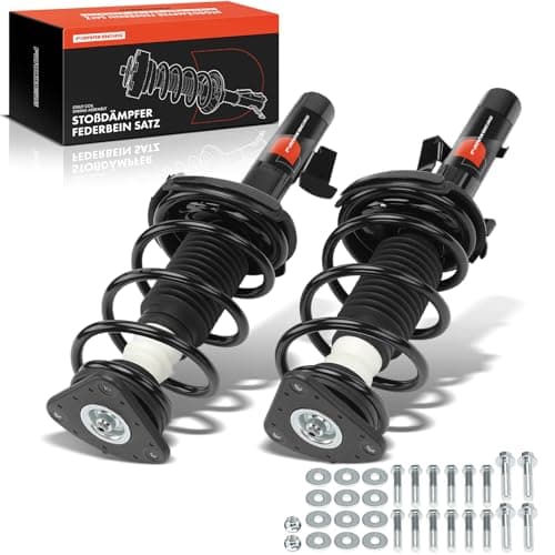 Image of Frankberg 2x Shock Absorber Strut Front Left Right 478mm Gas pressure Compatible with Focus II Turnier DA DS FFS Focus II DA DP HCP Replace# 1318110