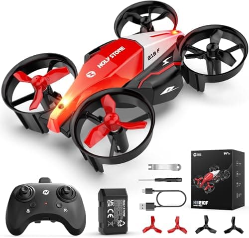 Image of Holy Stone HS210F Mini Nano RC Drone for Kids Gift Portable Pocket Quadcopter with Altitude Hold, 3D Flips and Headless Mode, Race Drone with Light Easy to Fly for Beginners