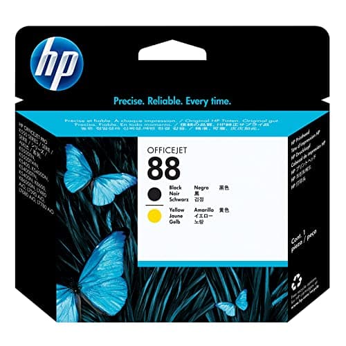 Image of HP C9381A 88 Original Printhead, Black and Yellow, Pack of 1