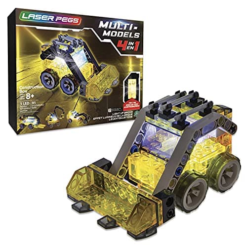 Image of giochi preziosi s.p.a. LAU05000 Laser Pegs Models-4-in-1 Construction, Multi Colour