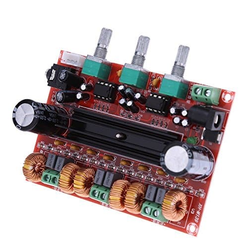 Image of DollaTek TPA3116D2 2x50W+100W 2.1 Channel Digital Subwoofer Power Amplifier Board DC12V-24V