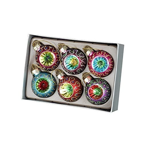 Image of Heaven Sends Set of 6 Colourful Traditional Baubles
