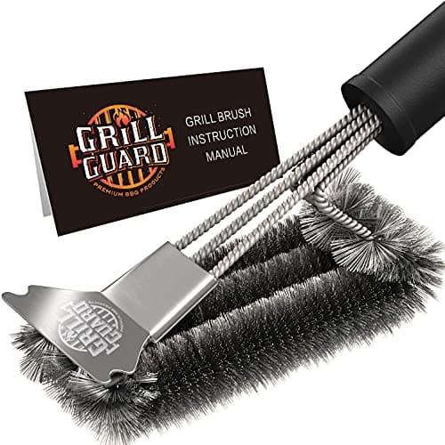 Image of BBQ Grill Cleaning Brush&Scraper – Barbecue Wire Brush for Grill– 18'' Stainless Grill Grate Cleaner - Safe Grill Accessories&Tools for Weber Gas/Charcoal/Electrical/Infrared- Gifts for Men (L)