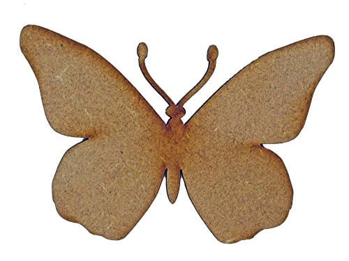 Image of Butterfly (Design 1) - Laser Cut 3mm MDF Craft Shape Blanks (Extra Large)