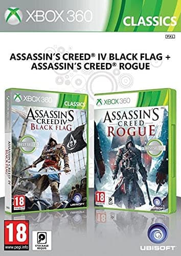 Image of Assassin's Creed IV : Black Flag + Assassin's Creed : Rogue [Xbox 360] [Import French] (Game in English)