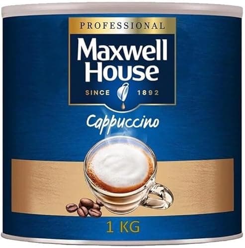 Image of Maxwell House Cappuccino Instant Coffee 1kg Tin (1000 Grams)
