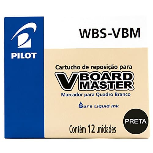 Image of Pilot V Board Master Whiteboard Marker Refill Black Ref 255101201-1 [Pack 12]