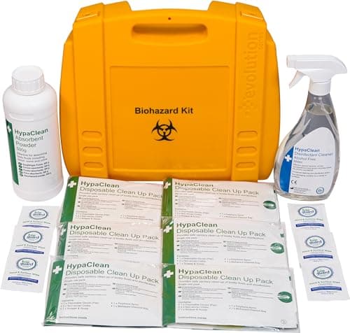 Image of Safety First Aid Group Hypaclean Body Fluid Disposal Kit (6 Applications)
