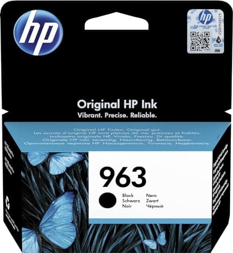 Image of HP 3JA26AE 963 Original Ink Cartridge, Black, Single Pack