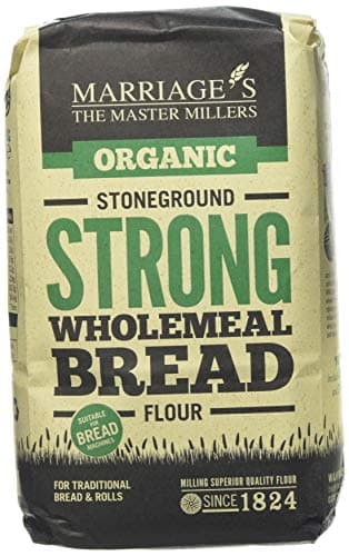 Image of W H Marriage Organic Strong Wholemeal Flour 1000 g (order 6 for trade outer)