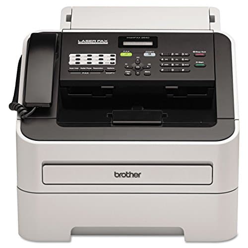 Image of Brother FAX-2840 Mono Laser Fax Machine, High Speed Modem| Fax, A4 | UK Plug