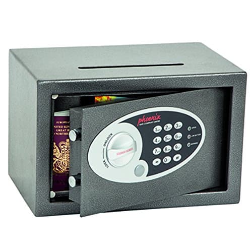 Image of Phoenix Safe Company SS0801ED Size 1 Vela Deposit Home/Office Security Safe with Electronic Lock