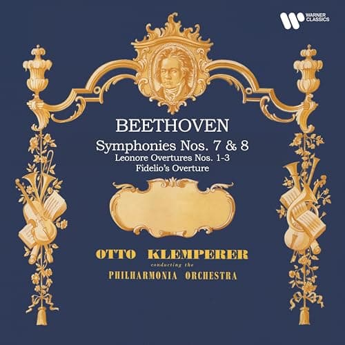 Image of Beethoven: Symphonies Nos. 7 & 8, Leonore Overtures Nos. 1 - 3 & Fidelio's Overture (Remastered)