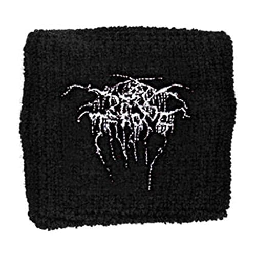Image of Darkthrone band Logo panzerfaust Official black Cotton Sweatband No Size