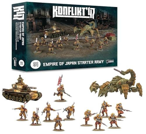 Image of Warlord Games Empire of Japan Starter Army - Miniatures for Konflikt 47 Highly Detailed 28mm Scale Miniatures