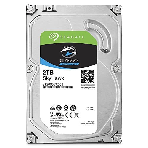 Image of Seagate Skyhawk Surveillance HDD ST2000VX008 - HDD - 2 TB - Internal - 3.5" - SATA 6Gb/s - 5900 RPM - Buffer: 64 MB