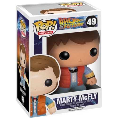 Image of Funko POP! Vinyl Back to the Future Marty McFly Character Figures Miniature 3400