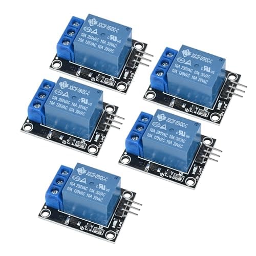 Image of Podazz 5V Single Channel Relay Module Board Shielded 5v Relay Module for PIC AVR DSP ARM Relay (5PCS)