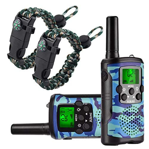 Image of Walkie Talkies for Kids 8 Channel 3 KM Long Range Ingenious Communication Gadget Preventing Myopia Toys Best Birthday Gifts for 4-6 year old Boys Fit Outdoor Adventure Game Camping idea