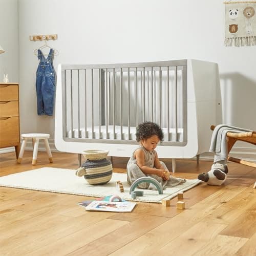 Image of SnuzKot Skandi Cot Bed, The Natural Edit - Silver Birch
