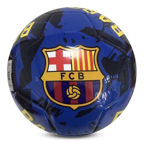 Image of Hy-Pro Officially Licensed FC Barcelona Football – Size 5, Graffiti Design, Barcelona Merchandise, Barca, Training, Match, Collectible For Kids and Adults