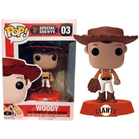 Image of Funko Toy Story Pop! Vinyl Figure - Woody (Giants Exclusive)