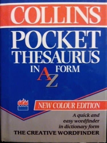 Image of Collins Pocket Thesaurus In A-Z Form