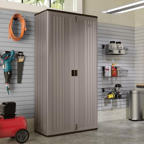 Image of Rowlinson Suncast Haven Mega Tall Storage Cabinet