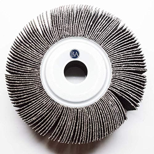 Image of 6" x 2" x 1" Center Hole Flap Wheel (120 Grit)