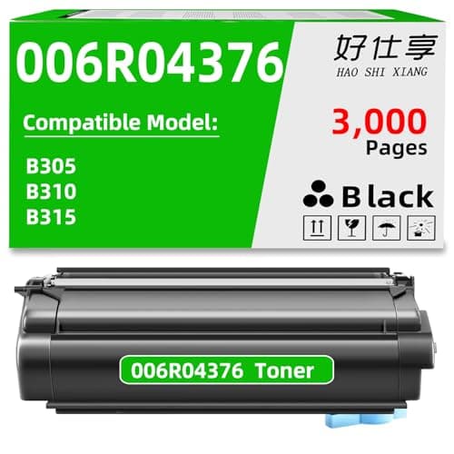 Image of 006R04376 Black Toner Cartridge Replacement For Laser Printer 006R04376 006R04377 006R04378 Compatible With Xerox B305 B310 B315 Laser Printer 3000 Pages 1 Pack