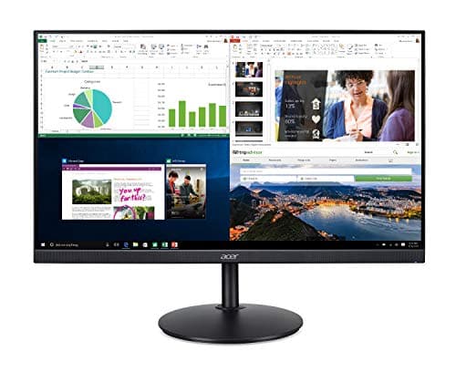 Image of Acer CB272 bmiprx 27" Full HD (1920 x 1080) IPS Zero Frame Home Office Monitor with AMD Radeon Free Sync - 1ms VRB, 75Hz Refresh, Height Adjustable Stand with Tilt & Pivot (Display, HDMI & VGA ports)