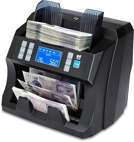 Image of ZZap NC25 Banknote Counter & Counterfeit Detector - Money Cash Currency Machine